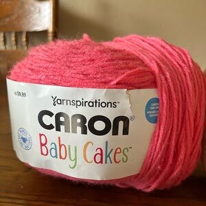 Caron Baby Cakes Rosey Red yarn